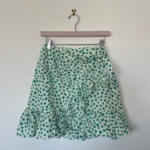 Rebecca Taylor Wrap Ruffle Skirt